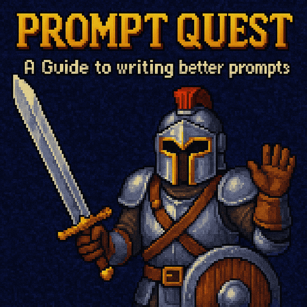 Check out PromptQuest: a ChatGPT tool to learn AI Chat Prompting Skills 1 prompt quest hat